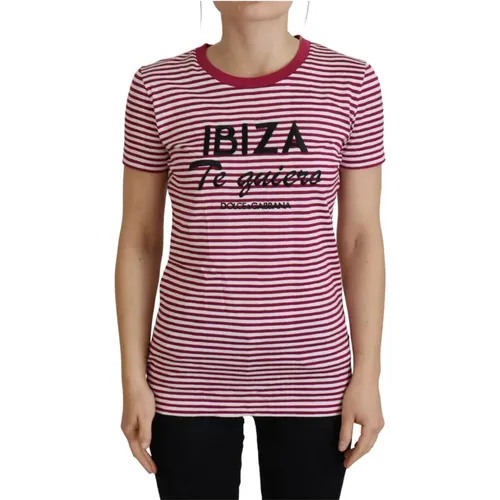 T-Shirts , Damen, Größe: S - Dolce & Gabbana - Modalova