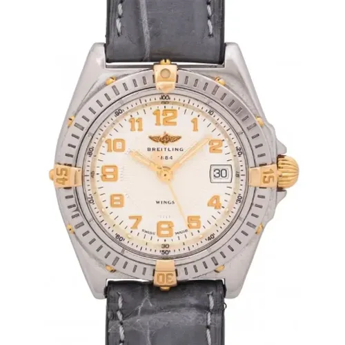 Pre-owned Stainless Steel watches , female, Sizes: ONE SIZE - Breitling Pre-owned - Modalova