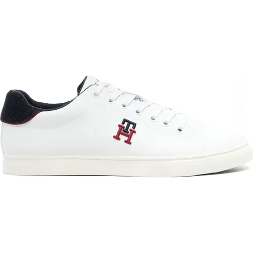 Leather Casual Sneakers , male, Sizes: 10 UK, 7 UK, 12 UK, 9 UK, 6 UK, 11 UK - Tommy Hilfiger - Modalova