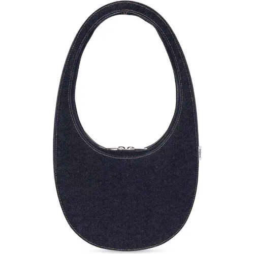 Swipe denim shoulder bag , female, Sizes: ONE SIZE - Coperni - Modalova