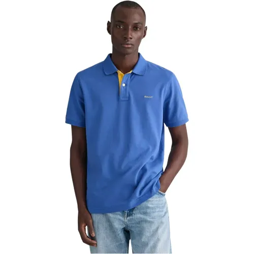 Baumwoll-Polo Regular Fit Logo Bestickt - Gant - Modalova