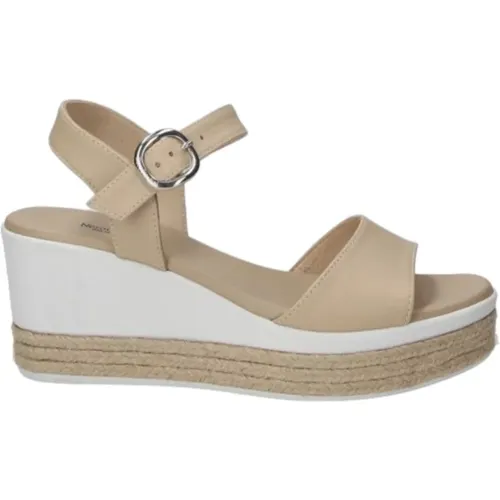 Wedge Sandals , female, Sizes: 5 UK, 4 UK - Nerogiardini - Modalova