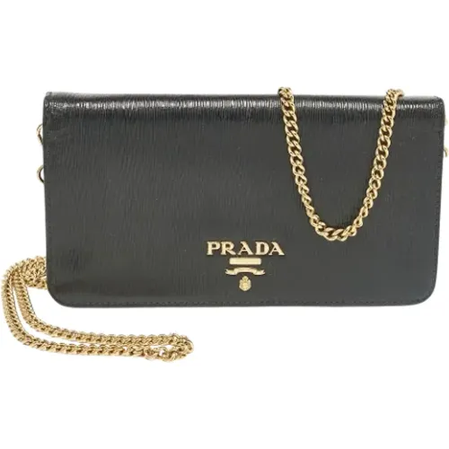 Pre-owned Leather wallets , female, Sizes: ONE SIZE - Prada Vintage - Modalova