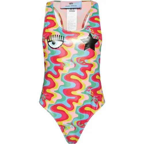 Swimwear one-piece , female, Sizes: XS, M, L, S - Chiara Ferragni Collection - Modalova