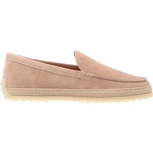 Rosa Loafer Moccasin Rubber Sole , female, Sizes: 4 UK, 2 UK, 6 UK, 5 1/2 UK, 3 UK, 7 UK, 5 UK, 3 1/2 UK - TOD'S - Modalova