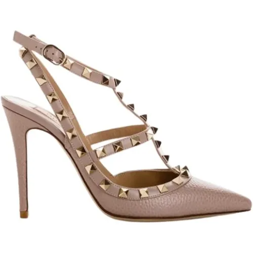 Rockstud Strappy Heels , female, Sizes: 3 UK, 6 UK, 4 1/2 UK, 5 UK, 3 1/2 UK, 6 1/2 UK, 4 UK - Valentino - Modalova