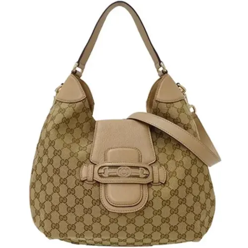 Pre-owned Canvas shoulder-bags , female, Sizes: ONE SIZE - Gucci Vintage - Modalova