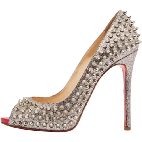 Pre-owned Stoff heels , Damen, Größe: 38 EU - Christian Louboutin Pre-owned - Modalova