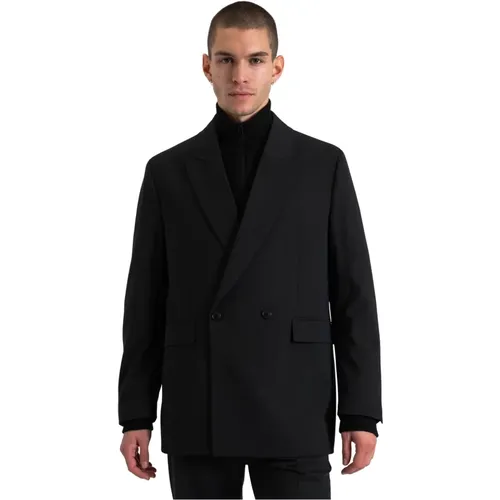 Broken-Suit Jacke mit Polyester-Mix , Herren, Größe: M - drykorn - Modalova