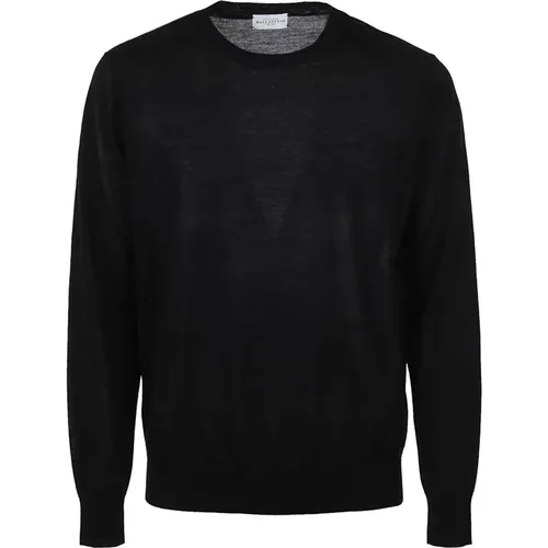Round Neck PULLOVER,Navy Rundhals Pullover Sweater,Round-neck Knitwear - Ballantyne - Modalova