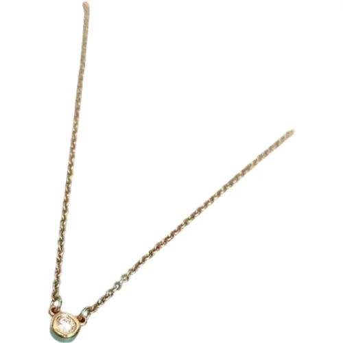 Pre-owned Rose Gold necklaces , female, Sizes: ONE SIZE - Tiffany & Co. Pre-owned - Modalova