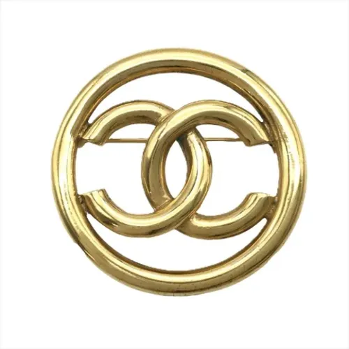 Pre-owned Metal brooches , female, Sizes: ONE SIZE - Chanel Vintage - Modalova