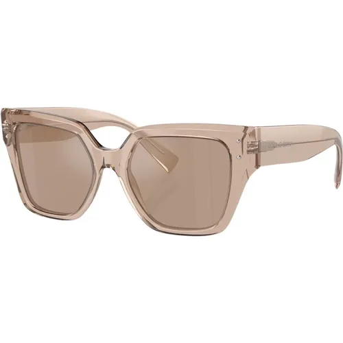 Transparent Sunglasses Dg4471 34325A , female, Sizes: 52 MM - Dolce & Gabbana - Modalova