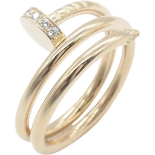 Pre-owned Rose Gold rings , female, Sizes: ONE SIZE - Cartier Vintage - Modalova