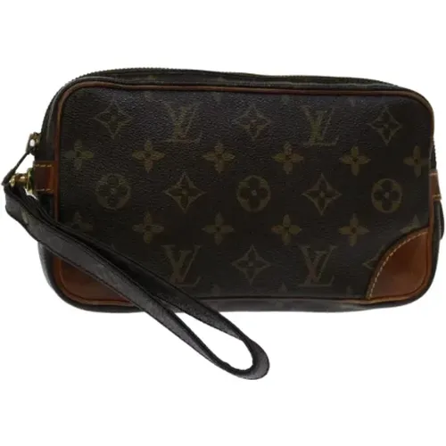 Pre-owned Canvas clutches , female, Sizes: ONE SIZE - Louis Vuitton Vintage - Modalova