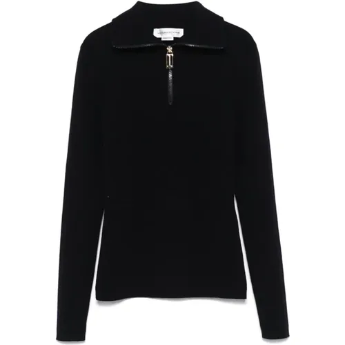 Blaues Sweatshirt Damenmode Aw24 , Damen, Größe: S - Victoria Beckham - Modalova