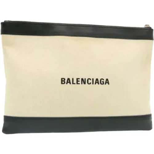 Pre-owned Canvas clutches , Damen, Größe: ONE Size - Balenciaga Vintage - Modalova