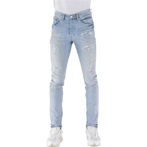 Slim Fit Jeans , Herren, Größe: W33 - Purple Brand - Modalova