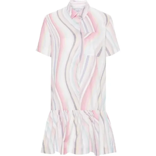 Swirl Print Cotton Dress , female, Sizes: 2XS, S, XS, M - Paul Smith - Modalova