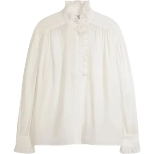 Lamour Blouse with Ruffle Detail , female, Sizes: M, L, S - Suncoo - Modalova