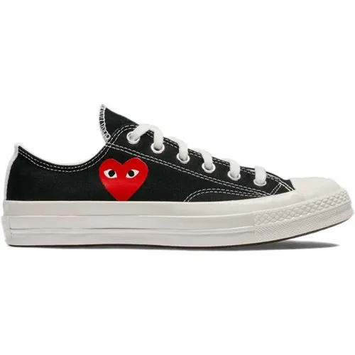 Chuck Taylor Low Top Sneakers Schwarz , Damen, Größe: 37 1/2 EU - Comme des Garçons Play - Modalova