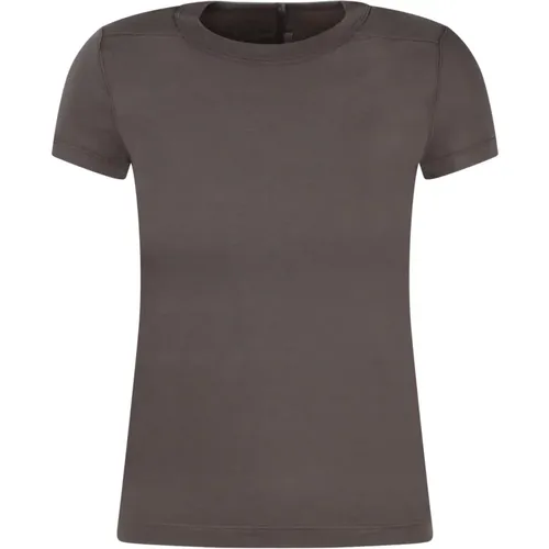 Stylisches Baumwoll-T-Shirt,Stylisches Cropped T-Shirt - Rick Owens - Modalova