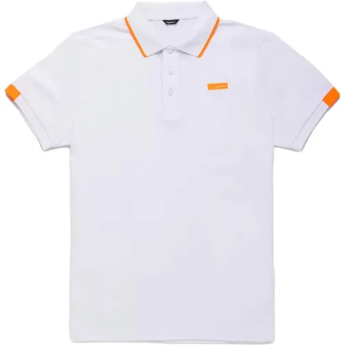 Cotton Polo Shirt with Logo Print , male, Sizes: L, XL, 2XL, S - RefrigiWear - Modalova