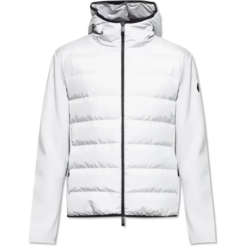 Strickjacke mit gesteppter Vorderseite - Moncler - Modalova