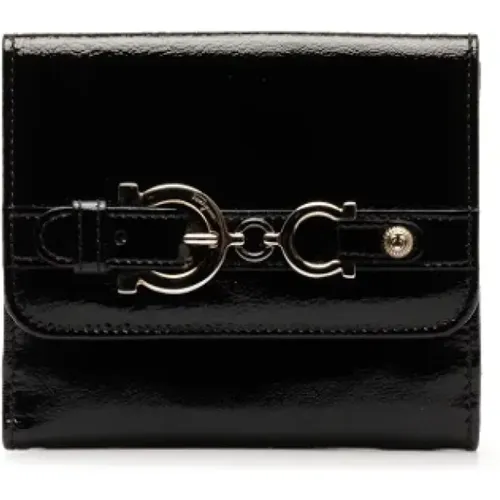 Pre-owned Leather wallets , female, Sizes: ONE SIZE - Salvatore Ferragamo Pre-owned - Modalova