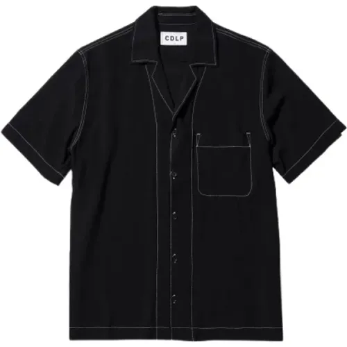 Schwarzes Umweltfreundliches Pool Shirt , Herren, Größe: 2XL - Cdlp - Modalova