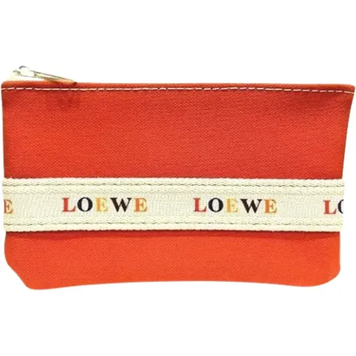 Pre-owned Canvas clutches , female, Sizes: ONE SIZE - Loewe Pre-owned - Modalova