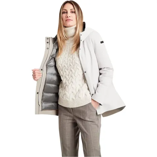 Hooded Down Jacket for Women , female, Sizes: S - RRD - Modalova
