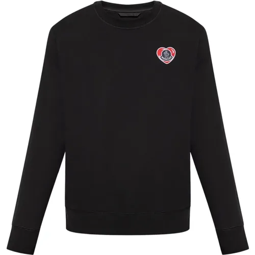 Sweatshirt with logo , male, Sizes: S - Moncler - Modalova