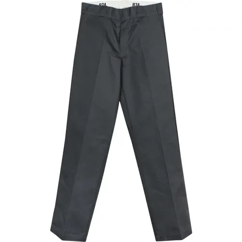 Classic Grey Chinos Trousers , male, Sizes: W30, W34 - Dickies - Modalova