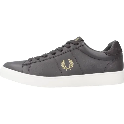 Tumbled Leather Sneakers Fred Perry - Fred Perry - Modalova