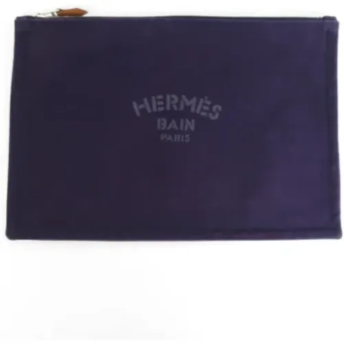 Pre-owned Fabric pouches , female, Sizes: ONE SIZE - Hermès Vintage - Modalova