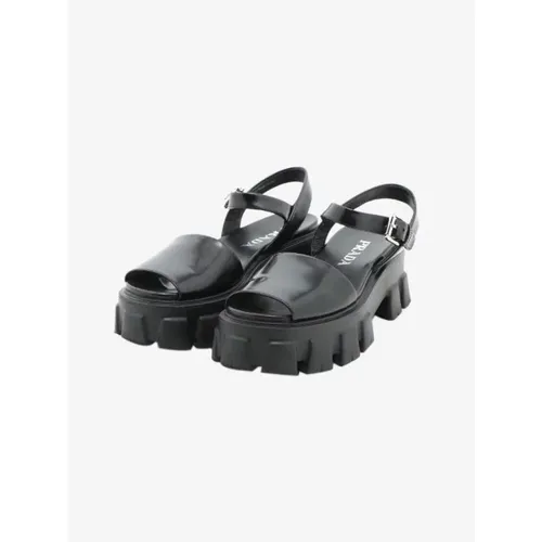 Pre-owned Rubber sandals , female, Sizes: 3 1/2 UK - Prada Vintage - Modalova