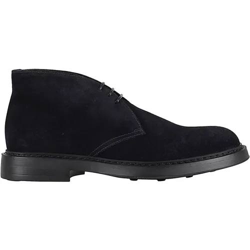 Braune Leder Chukka Stiefel , Herren, Größe: 41 EU - Doucal's - Modalova