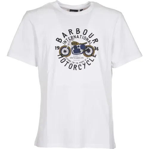 T-shirts and Polos , male, Sizes: L, S, M, XL - Barbour - Modalova