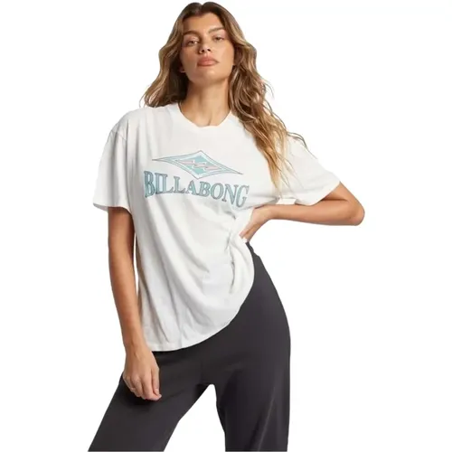 Heritage Diamon T-shirt , Damen, Größe: M - Billabong - Modalova