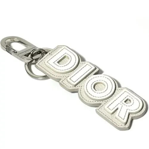 Pre-owned Leather key-holders , female, Sizes: ONE SIZE - Dior Vintage - Modalova