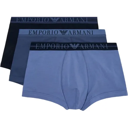 Er Pack Gestrickte Shorts Trunks , Herren, Größe: XL - Emporio Armani - Modalova