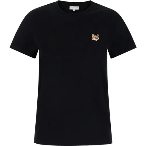 Mutiger Fox Head Patch T-Shirt - Maison Kitsuné - Modalova