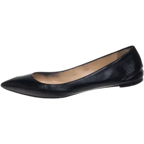 Pre-owned Leather flats , female, Sizes: 4 UK - Christian Louboutin Pre-owned - Modalova