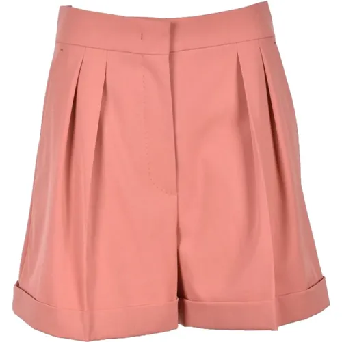 Elegant Wool Blend Shorts , Damen, Größe: S - Max Mara - Modalova