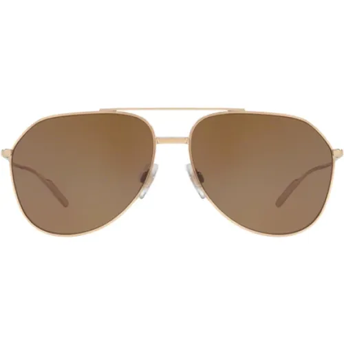 Mens Accessories Sunglasses Gold Ss22 , male, Sizes: ONE SIZE - Dolce & Gabbana - Modalova
