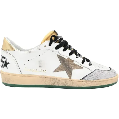 Weiße Goldene Ballstar Sneakers - Golden Goose - Modalova