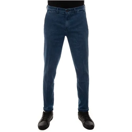 Jeans denim cut chino , male, Sizes: W42 - Fay - Modalova