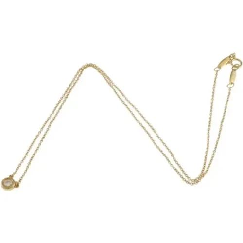 Pre-owned Rose Gold necklaces , female, Sizes: ONE SIZE - Tiffany & Co. Pre-owned - Modalova