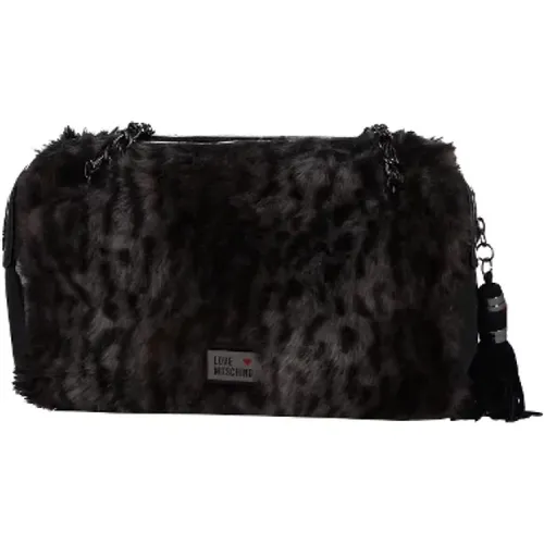 Pre-owned Fur shoulder-bags , female, Sizes: ONE SIZE - Moschino Pre-Owned - Modalova